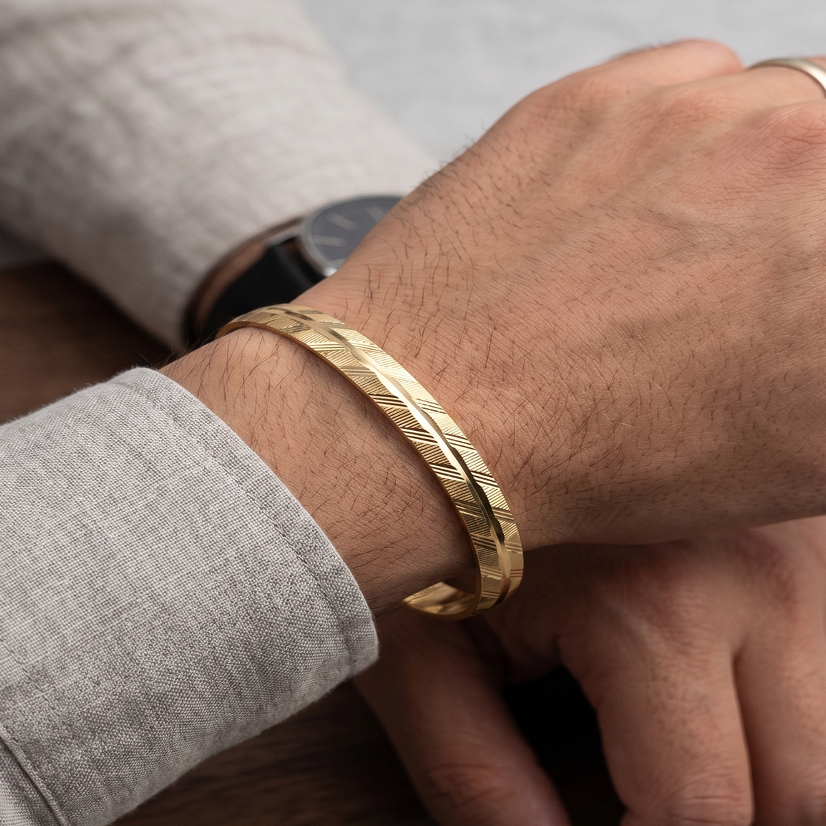 DIVYORO DIAGONAL BLOCK TEXTURED MALE KADA
