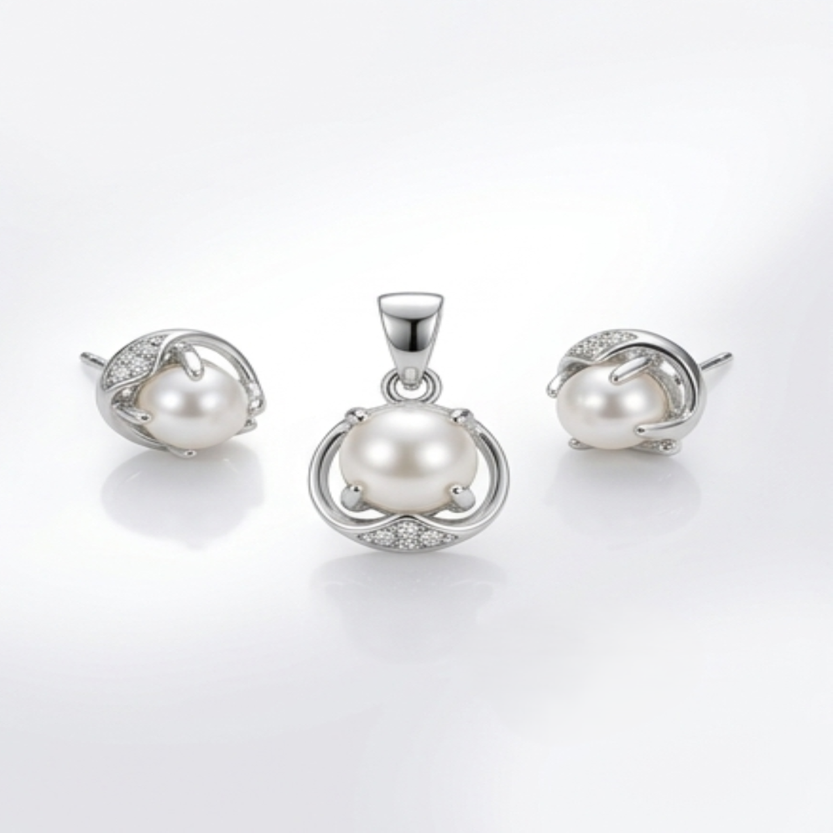 DIVYORO ETERNAL HALO PEARL SET