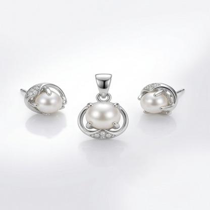 DIVYORO ETERNAL HALO PEARL SET