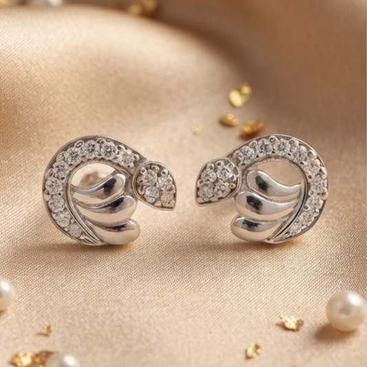 DIVYORO ELEGANCE CURVE EARRING