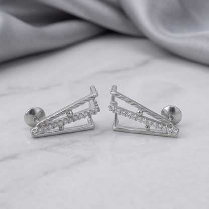 DIVYORO TRIGON STUDS EARRING
