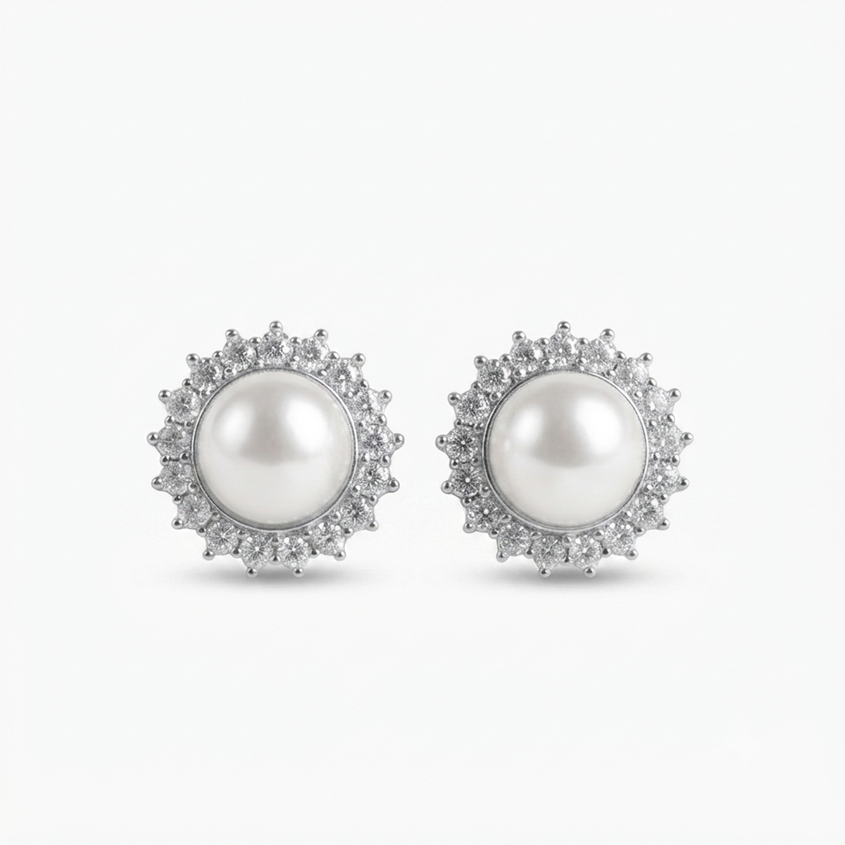 DIVYORO LUSTROUS CRYSTAL BLOOM EARRING