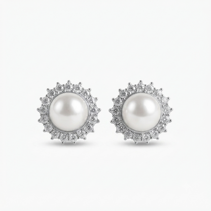 DIVYORO LUSTROUS CRYSTAL BLOOM EARRING