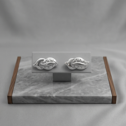 DIVYORO SLEEK LEAF ESSENCE EARRING