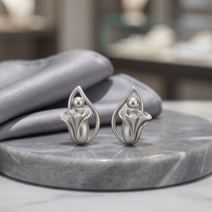 DIVYORO ARTISAN LILY EARRING