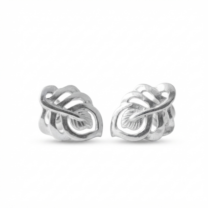 DIVYORO DELICATE LEAFLET STUDS EARRING