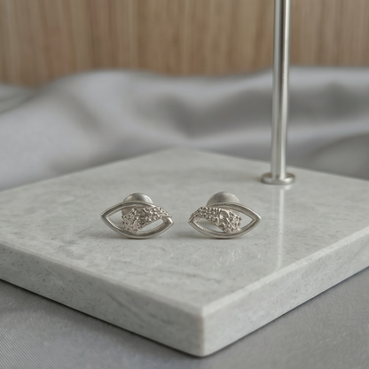 DIVYORO EVIL EYE SILVER EARRING