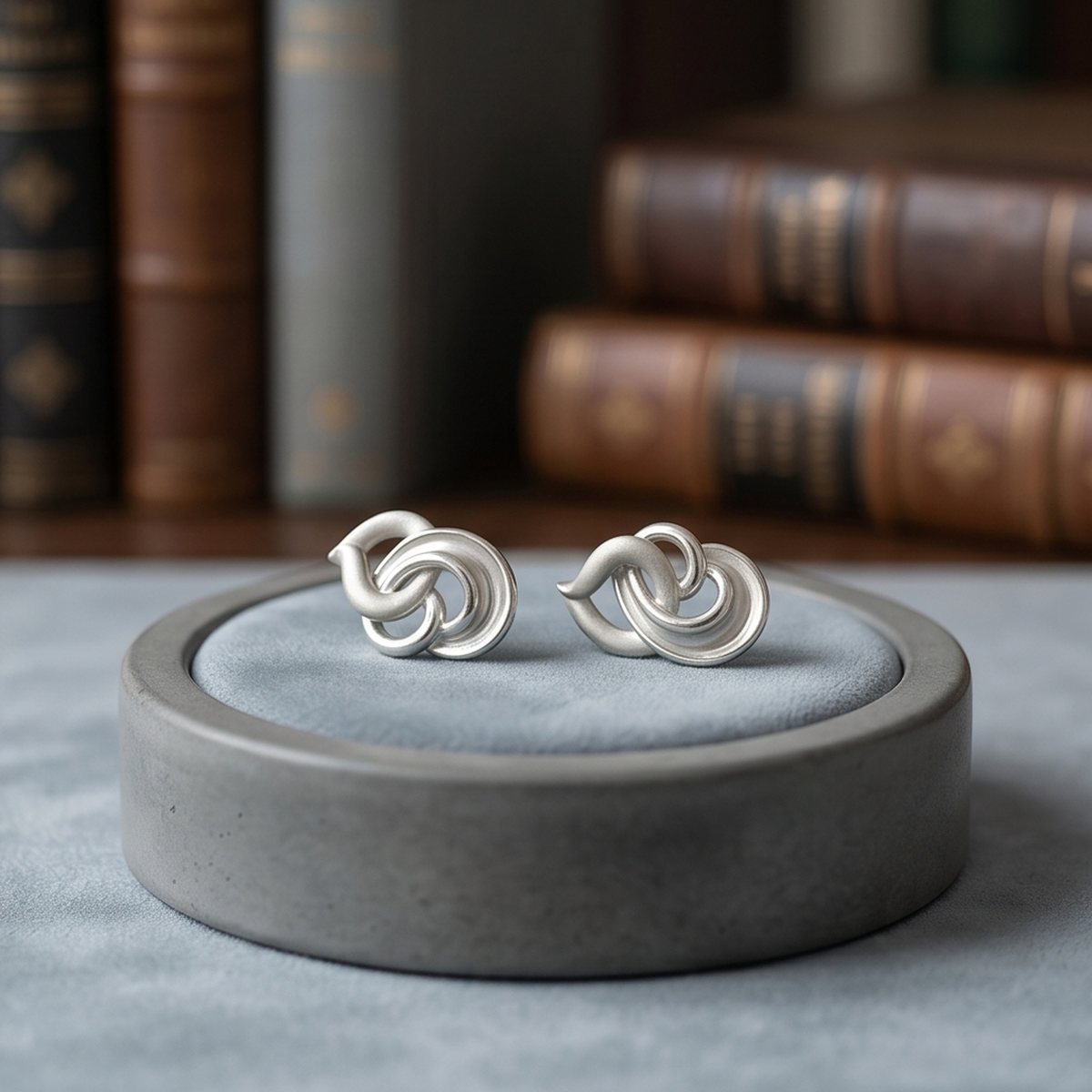 DIVYORO GRACEFUL TWIST STUDS EARRING