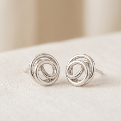 DIVYORO COILED SILVER EARRING