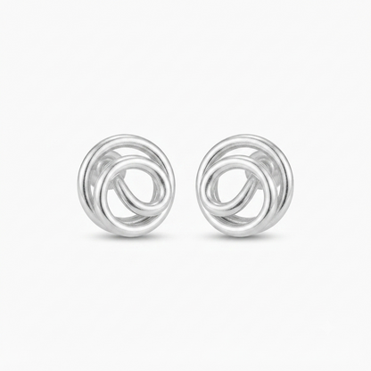 DIVYORO COILED SILVER EARRING