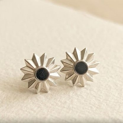 DIVYORO MORNING STAR SILVER STUDS EARRING