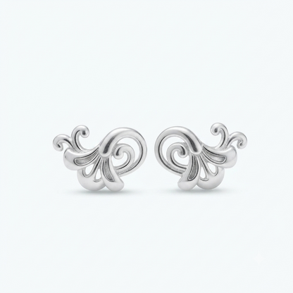 DIVYORO CELESTIAL SILVER PEAKS EARRING