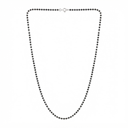 DIVYORO PETITE BLACK BEAD CHAIN