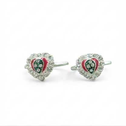 DIVYORO CLASSIC HEART TOE RING SET
