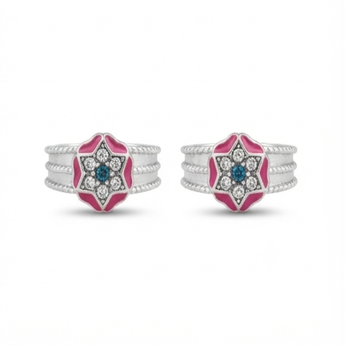 DIVYORO STAR-PATTERN TOE RING