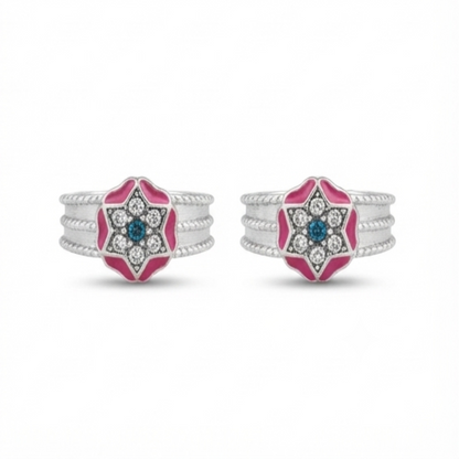 DIVYORO STAR-PATTERN TOE RING