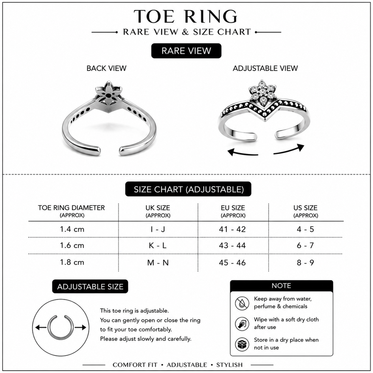 DIVYORO ARTISANAL TOE RING