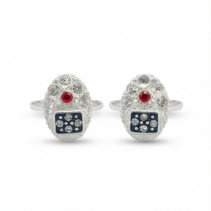 DIVYORO CLASSIC STONE-SET TOE RING