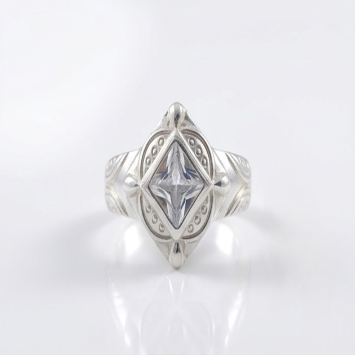 DIVYORO CITRINE TEAR DROP RING