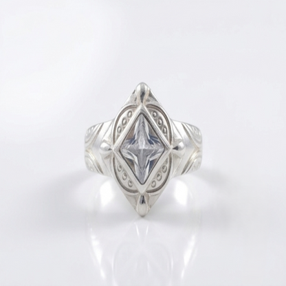 DIVYORO CITRINE TEAR DROP RING