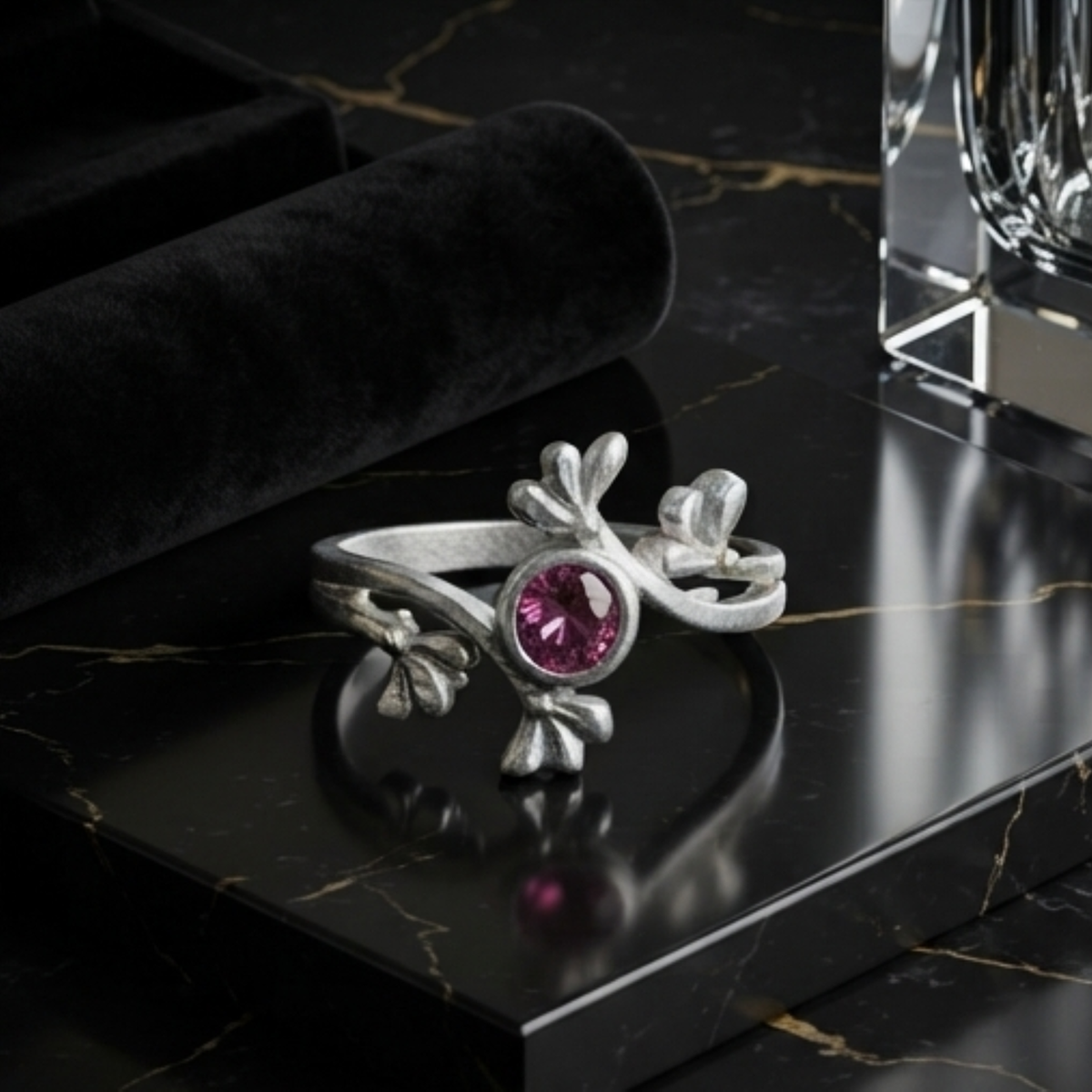 DIVYORO HEART SOLITAIRE RING