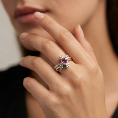 DIVYORO HEART SOLITAIRE RING