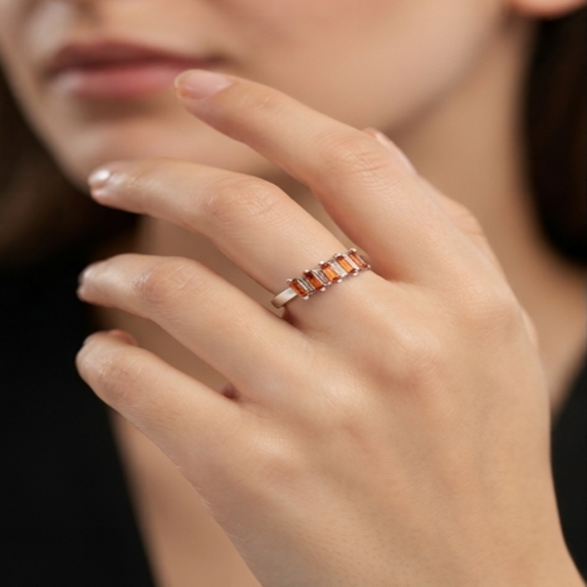 DIVYORO SUNSET SPARKLE RING