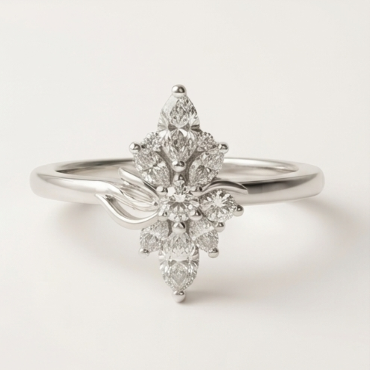 DIVYORO FLORA CLUSTER RING