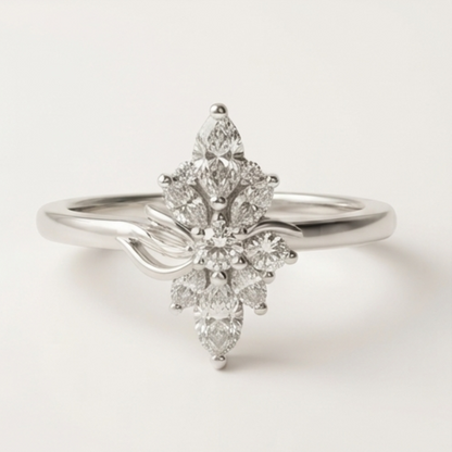 DIVYORO FLORA CLUSTER RING