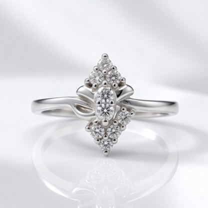 DIVYORO BRILLIANCE CLUSTER RING