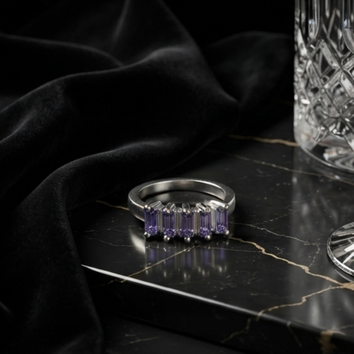 DIVYORO LAVENDER LINEAGE RING