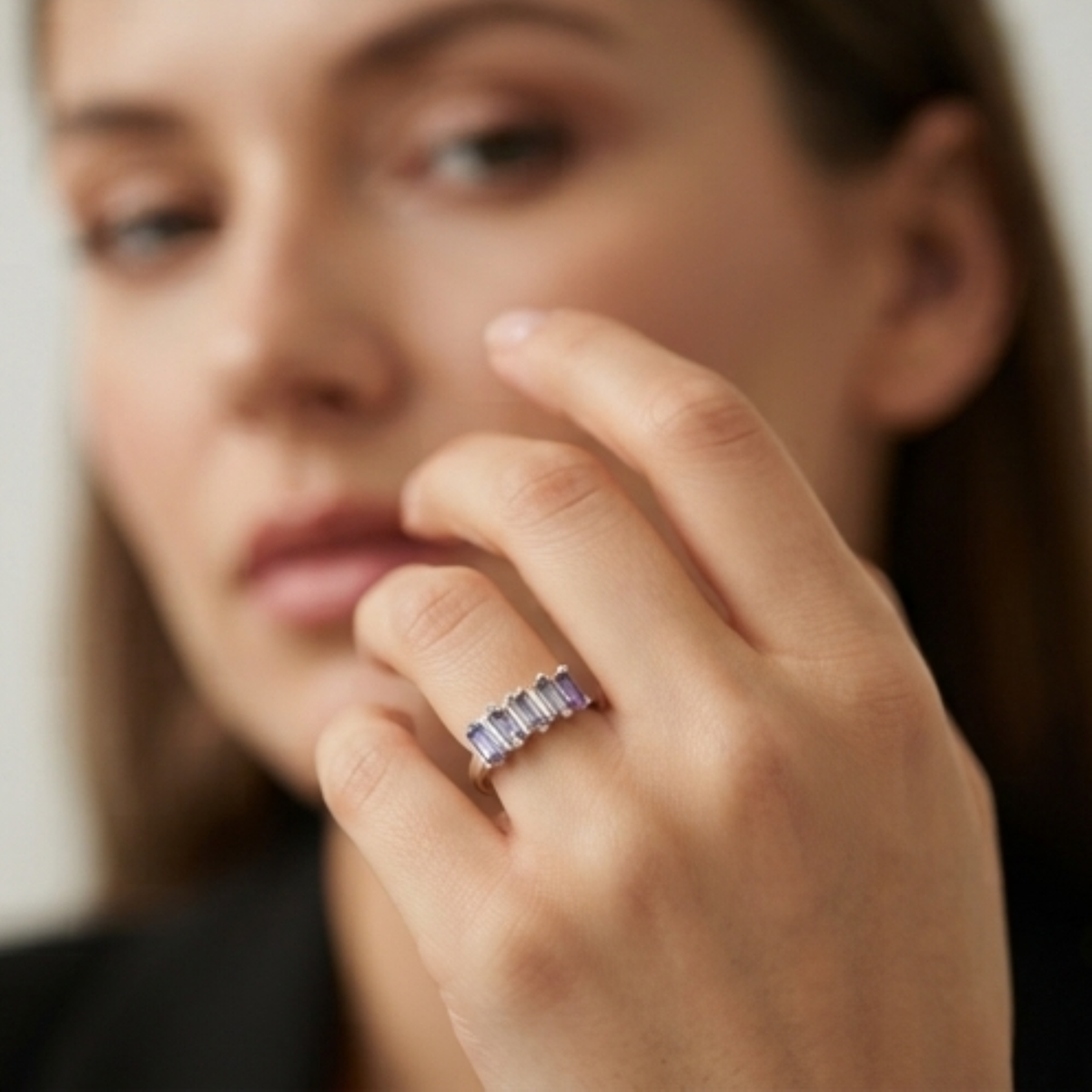 DIVYORO LAVENDER LINEAGE RING