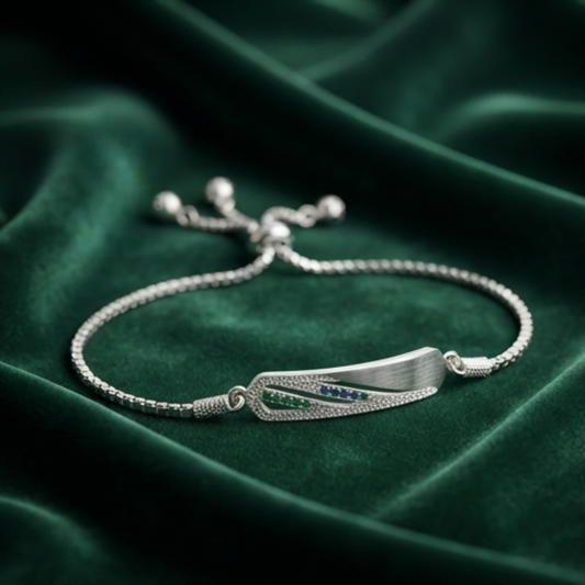 DIVYORO AZURE-VERDE ELEGANCE BRACELET