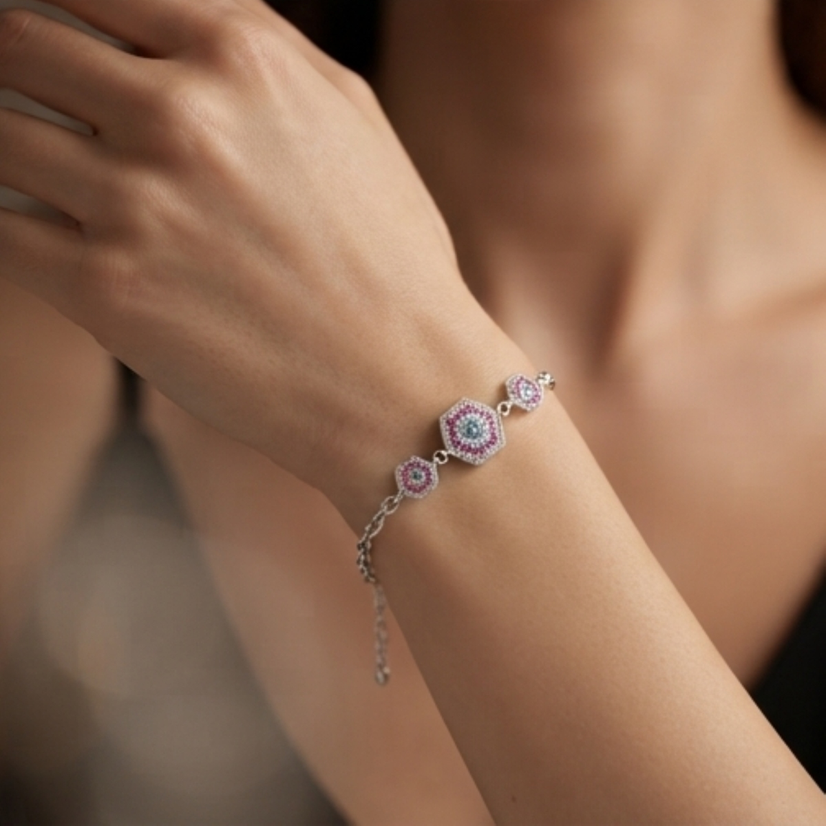 DIVYORO AZUREROSE BRACELET
