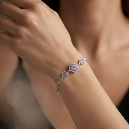 DIVYORO AZUREROSE BRACELET
