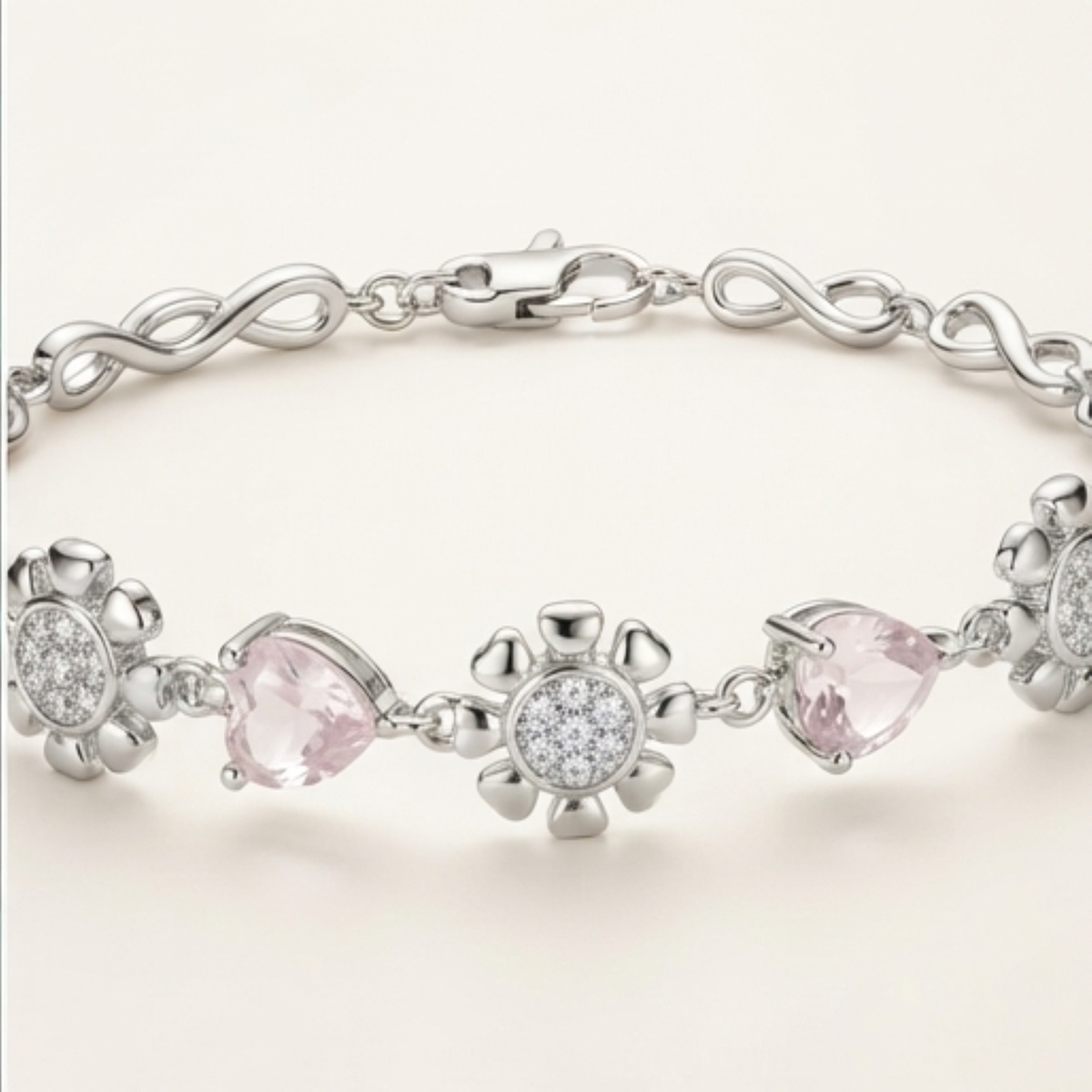 DIVYORO SWEETHEART SOLAR INFINITY BRACELET
