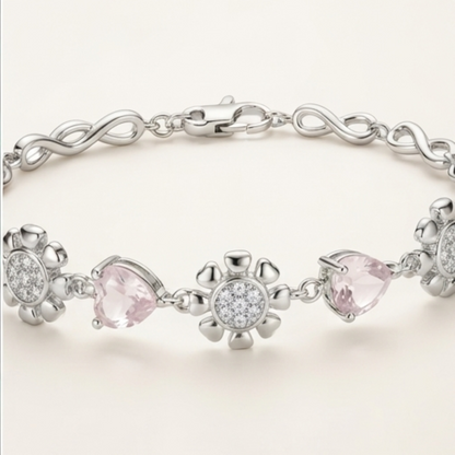 DIVYORO SWEETHEART SOLAR INFINITY BRACELET