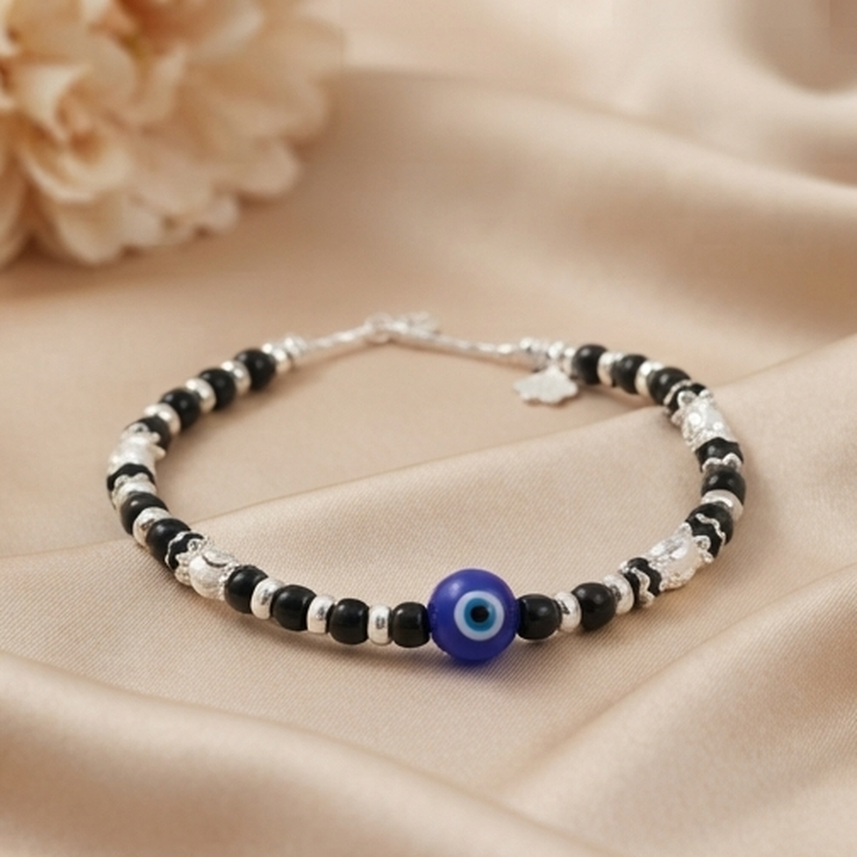 DIVYORO EVIL EYE SILVER ANKLET