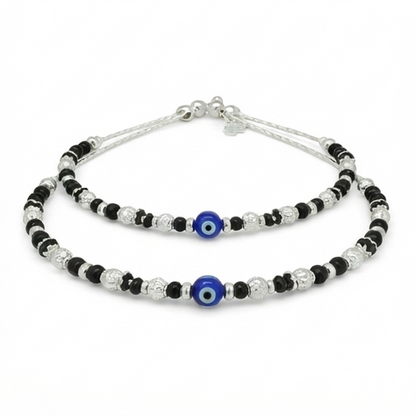 DIVYORO EVIL EYE SILVER ANKLET