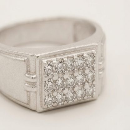 DIVYORO SILVER BRILLIANCE RING