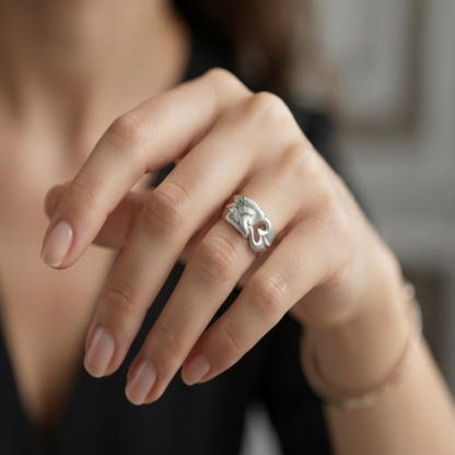 DIVYORO GANESHA GRACE RING
