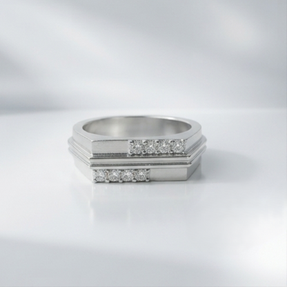 DIVYORO STACKED LINE RING
