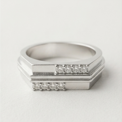 DIVYORO STACKED LINE RING