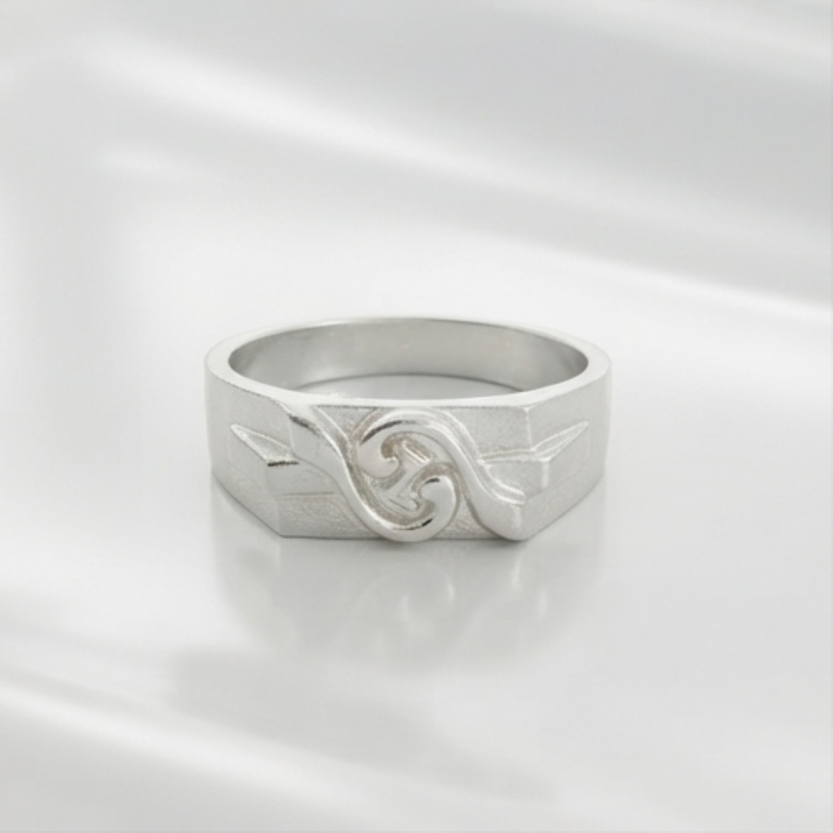 DIVYORO SWIRL MOTIF RING