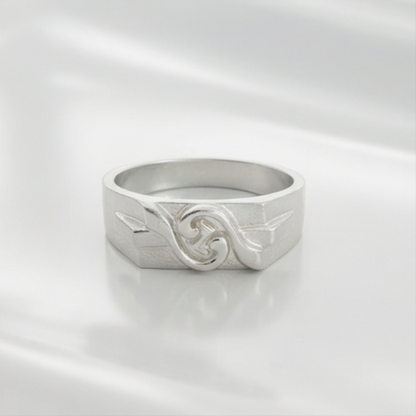 DIVYORO SWIRL MOTIF RING
