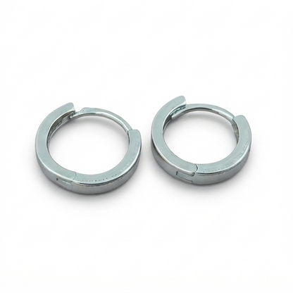DIVYORO CLASSIC SILVER HOOP EARRING