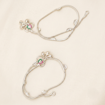 DIVYORO REGAL CHARM SILVER PAYAL