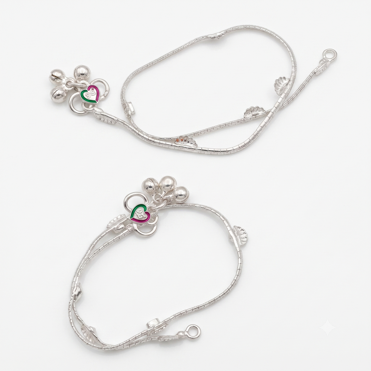 DIVYORO REGAL CHARM SILVER PAYAL