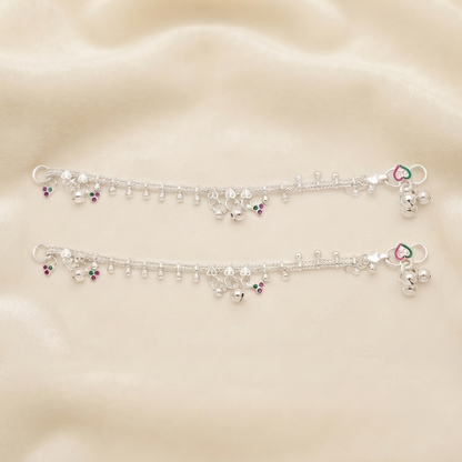 DIVYORO CLASSIC CHARM SILVER PAYAL