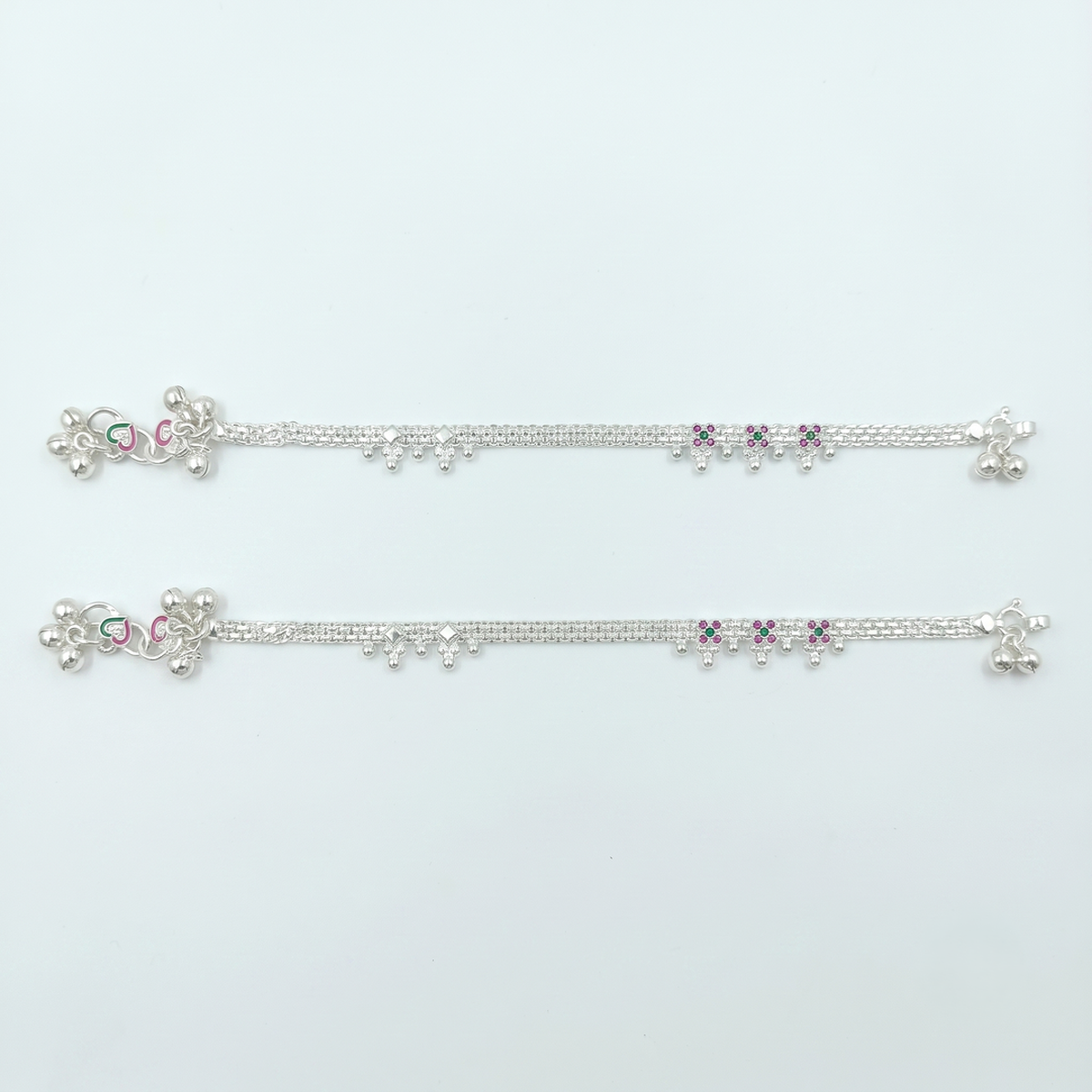 DIVYORO ROYAL CHIME SILVER PAYAL